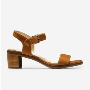 Cole Haan Tan Suede “Anette” Sandal